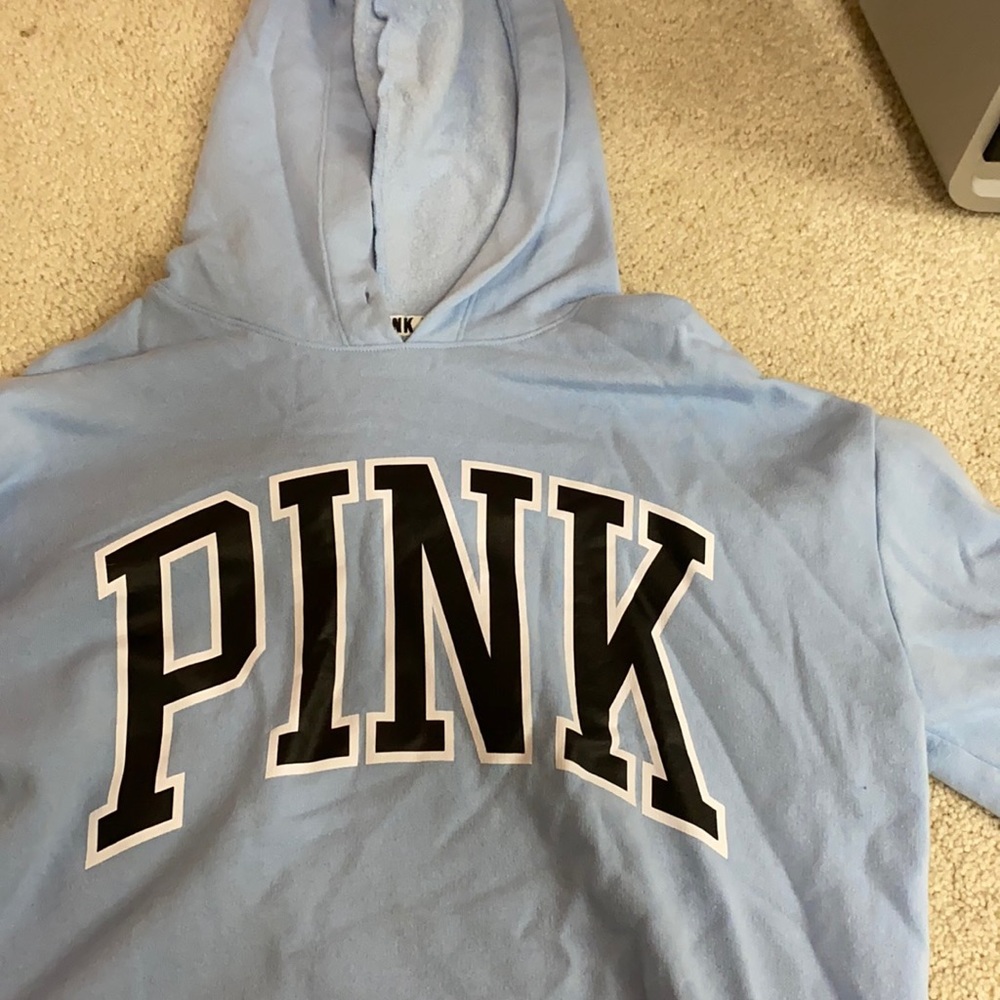 PINK cropped hoodie
